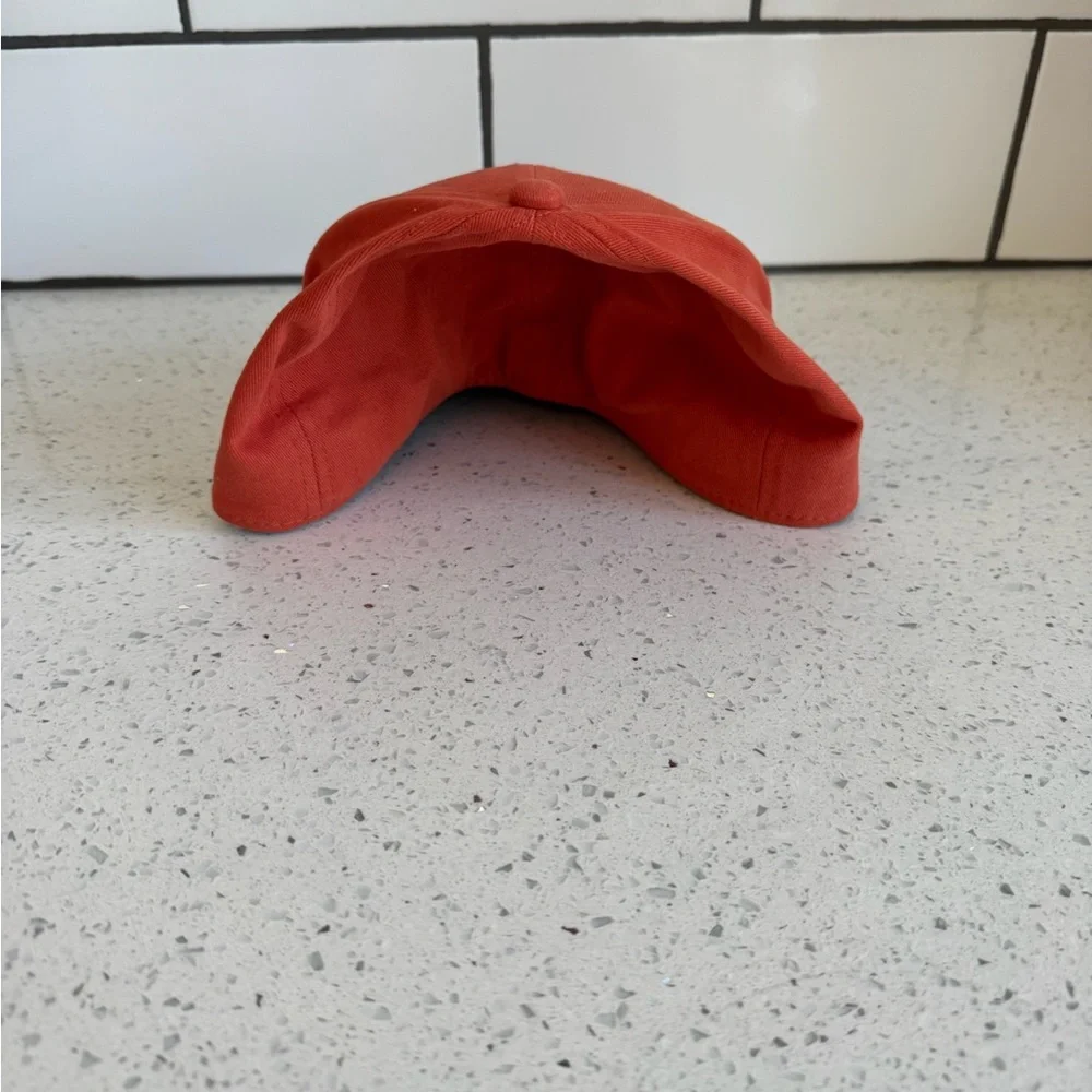 Like New Harley-Davidson Orange and Black Logo Fitted Hat